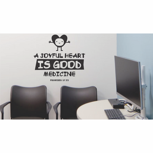 Joyful Heart Is Good Medicine Wall Sticker