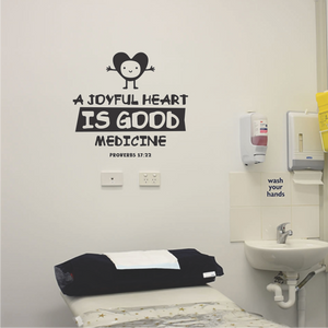 Joyful Heart Is Good Medicine Wall Sticker