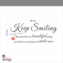 Load image into Gallery viewer, Keep Smiling Wall Sticker