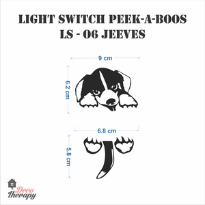 Light Switch 6 Jeeves Wall Sticker