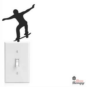 Light Switch 15 Skater Wall Sticker