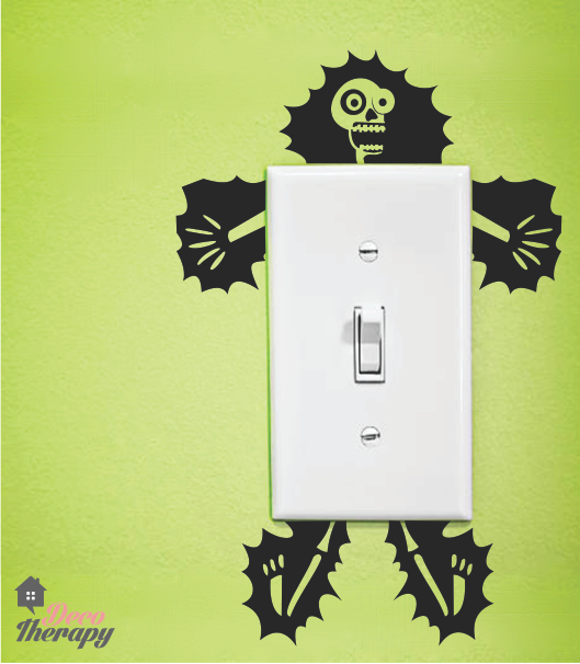 Light Switch 17 Electric Shock Wall Sticker