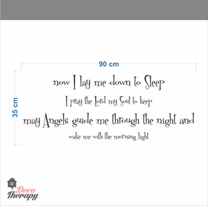 Lay Down To Sleep Wall Sticker