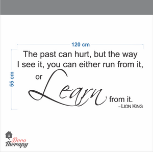 Learn From It Wall Sticker