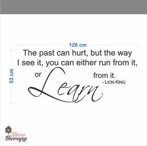 Learn From It Wall Sticker