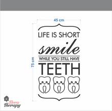 Load image into Gallery viewer, Life Is Short Smile Wall Sticker