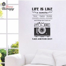 Load image into Gallery viewer, Life Is Like A Camera V2 Wall Sticker