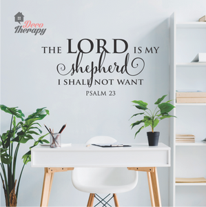 Lord Is My Shepherd I Shall Not Want Wall Sticker