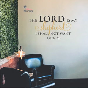 Lord Is My Shepherd I Shall Not Want Wall Sticker