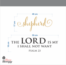 Load image into Gallery viewer, Lord Is My Shepherd I Shall Not Want Wall Sticker