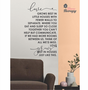 Love Grows Best V2 Wall Sticker