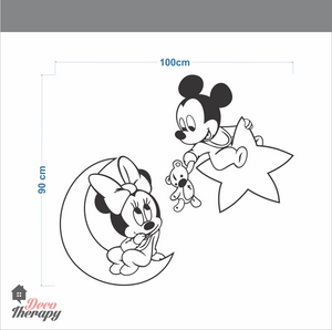 Mickey Minnie Baby Wall Sticker