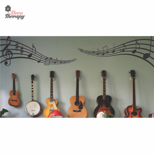 Music Bar V1 Wall Sticker