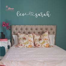 Load image into Gallery viewer, Customized Name Couple Design Wall Sticker