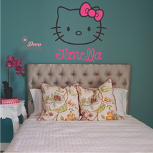 Load image into Gallery viewer, Customized Name Hello Kitty Design Wall Sticker