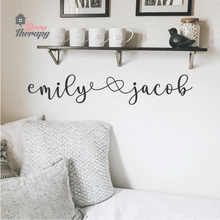 Load image into Gallery viewer, Customized Name Couple Design Wall Sticker