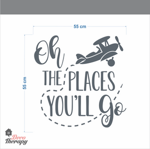 Oh The Places You'll Go Wall Sticker
