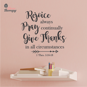 Rejoice Always V1 Wall Sticker