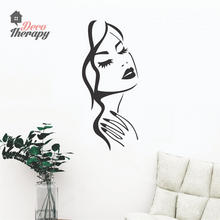 Load image into Gallery viewer, Salon Woman Manicure Wall Sticker