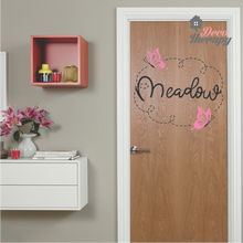 Load image into Gallery viewer, Customized Name Scarlett With Butterflies Design Wall Sticker