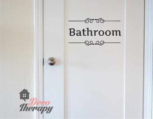 Sign Bathroom Wall Decals