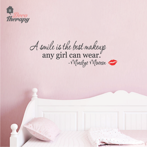 Smile Best Make Up Wall Sticker