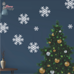 Christmas Snowflakes V2 Wall Sticker