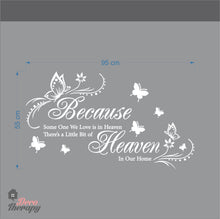 Load image into Gallery viewer, Someone We Love Is In Heaven Wall Sticker