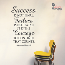 Load image into Gallery viewer, Success Failure Courage Wall Sticker