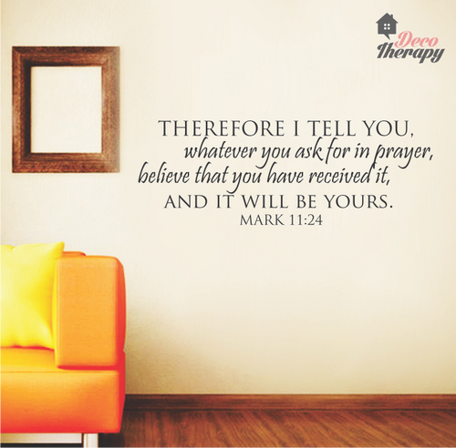 Therefore I Tell You Wall Sticker