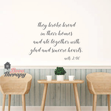 Load image into Gallery viewer, They Broke Bread Wall Sticker