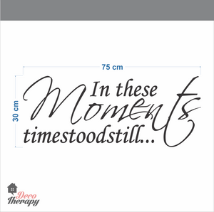 Time Stood Still Wall Sticker