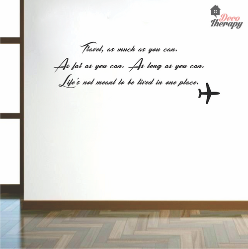 Travel As Much As You Can Wall Sticker