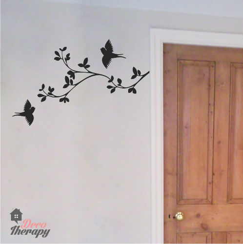 Tree Branch Birds V3 Wall Sticker