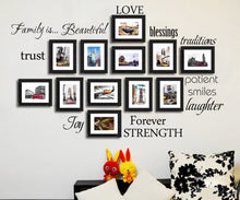 Load image into Gallery viewer, Beautiful Words Family Is Blessings for Frames Wall Sticker