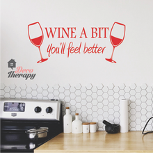 Load image into Gallery viewer, Wine A Bit Wall Sticker