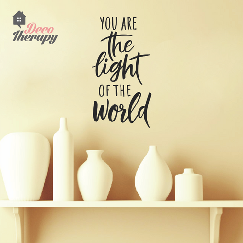 You Are The Light Of The World Wall Sticker