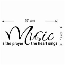 Load image into Gallery viewer, Music Heart Sings Wall Sticker